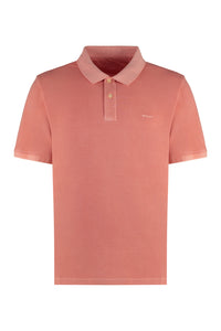 Cotton-piqué polo shirt